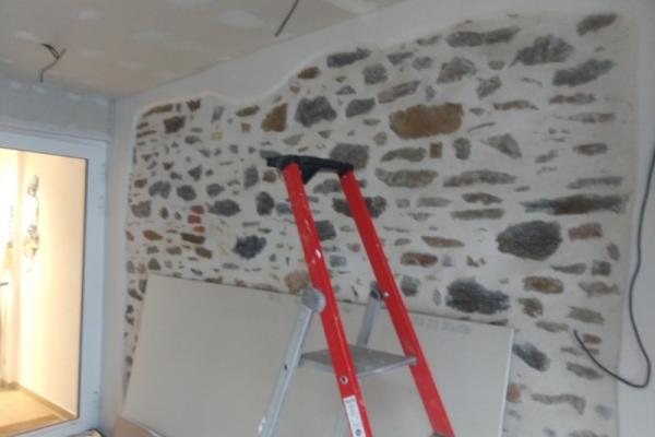 Création d'une salle de sport avec isolation et placo à Saint Brévin par  Foucaud Plaquiste