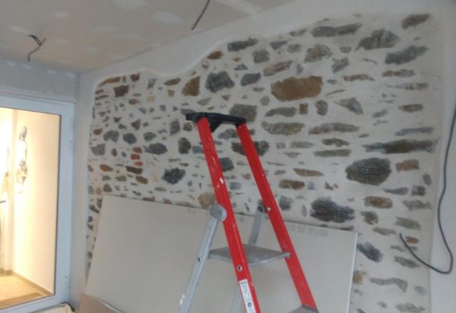 Création d'une salle de sport avec isolation et placo à Saint Brévin par  Foucaud Plaquiste